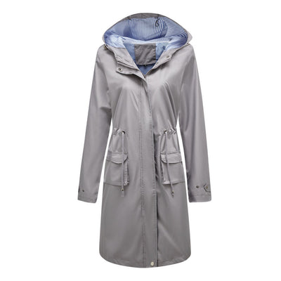 Lange Regenjacke für Frauen