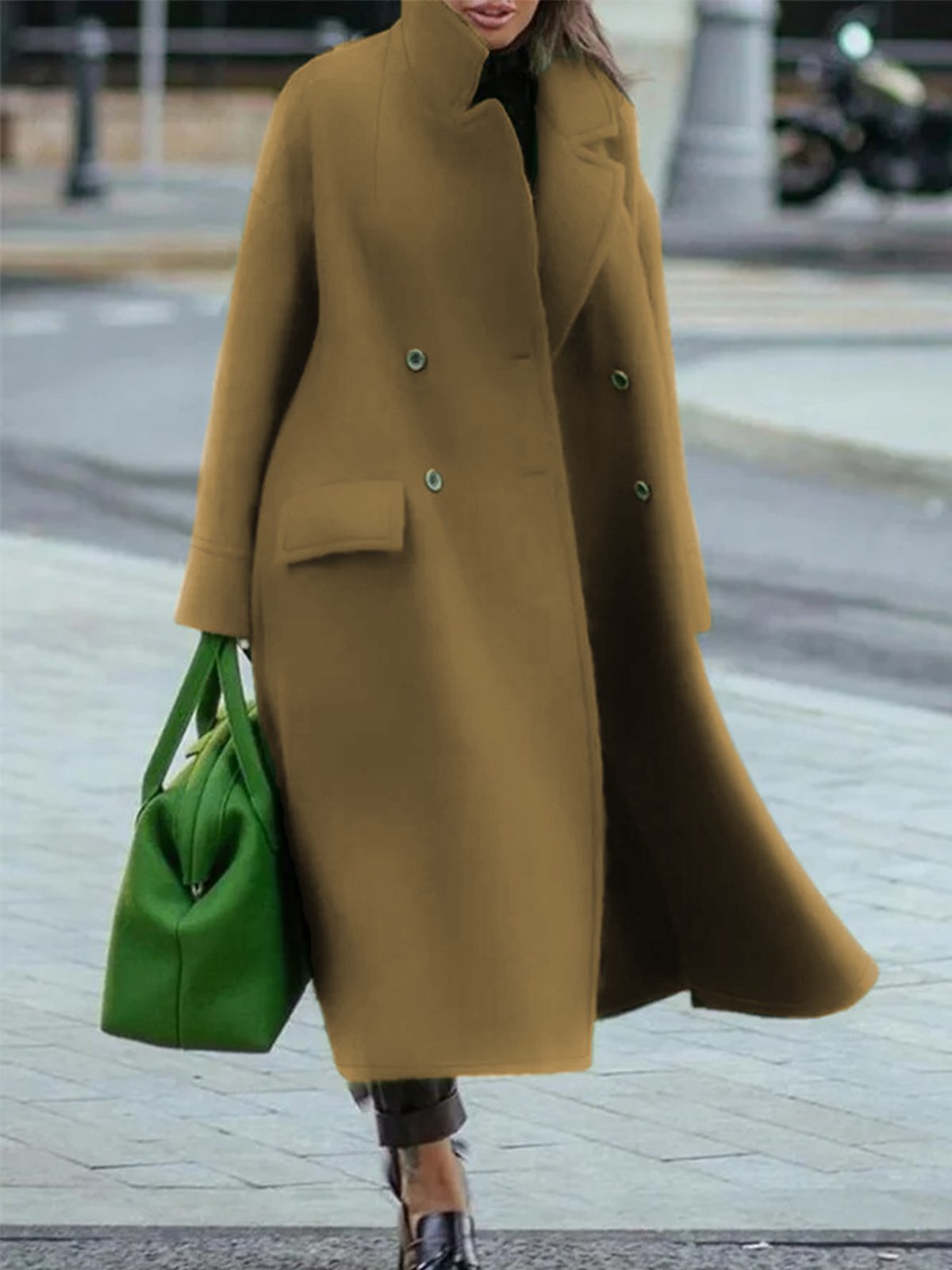 Wasserdichte Lange Outdoor-Jacke für Frauen
