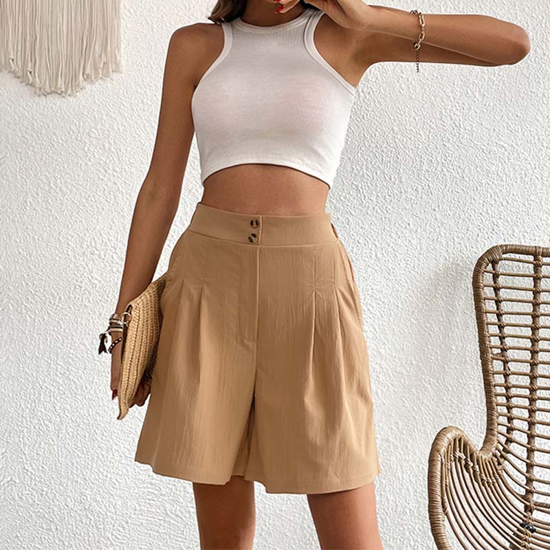 Bersha Shorts | Lässige farbige Sommer-Bermudas Damen