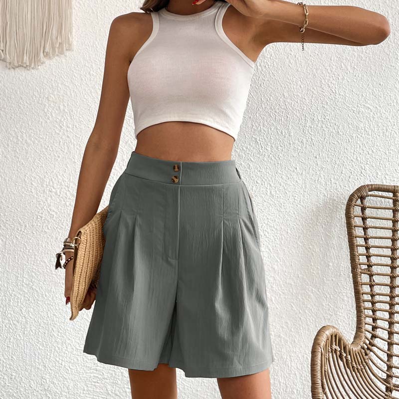 Bersha Shorts | Lässige farbige Sommer-Bermudas Damen