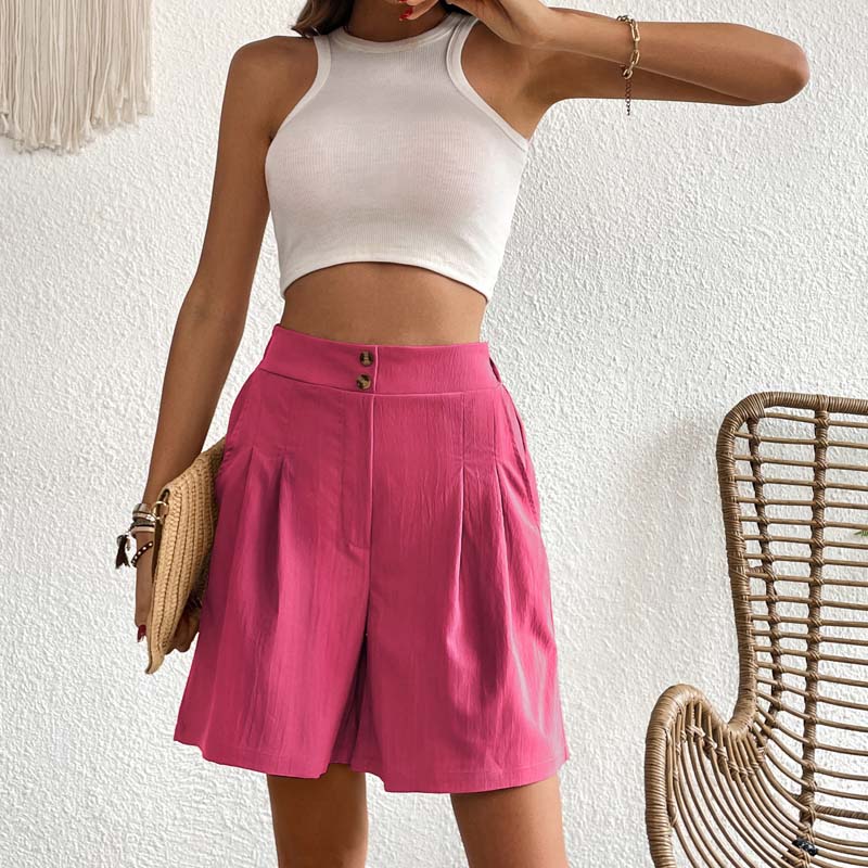 Bersha Shorts | Lässige farbige Sommer-Bermudas Damen