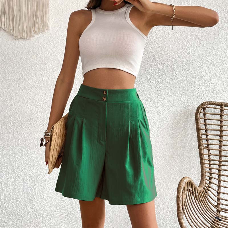 Bersha Shorts | Lässige farbige Sommer-Bermudas Damen