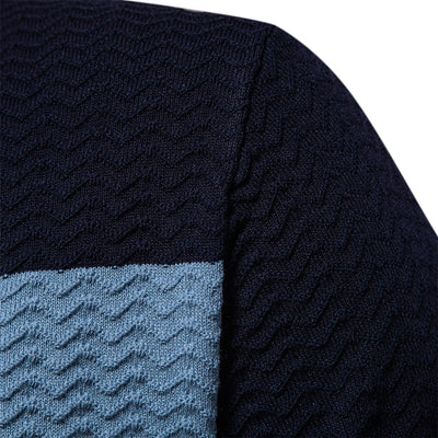 Stylisches Herrenhemd mit Rippenmuster