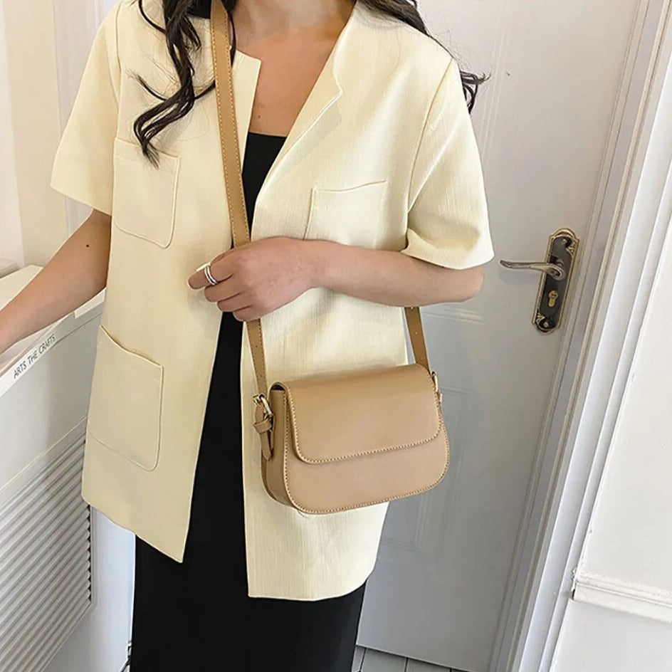 Schultertasche | Elegantes minimalistisches Design | Zeitloser Stil