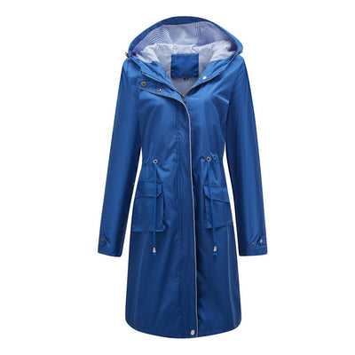 Lange Regenjacke für Frauen