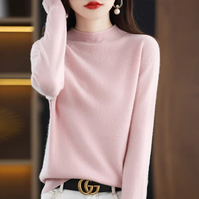 Pullover mit Stehkragen für Damen