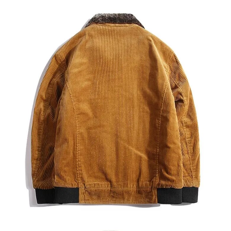 Gemütliche Cord-Winterjacke für Herren