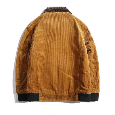 Gemütliche Cord-Winterjacke für Herren