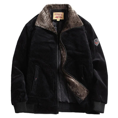 Gemütliche Cord-Winterjacke für Herren