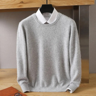 Weicher Langarm-Winterpullover für Männer