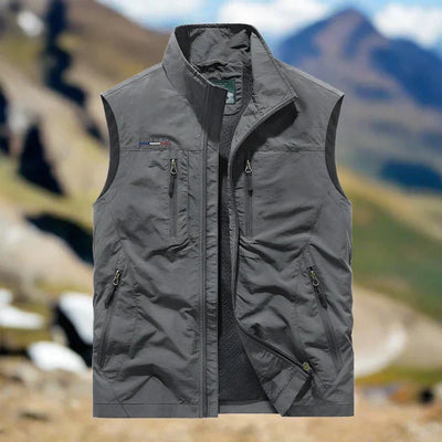 Becker Weste | Lässige multifunktionale Sommer-Outdoor-Westen für Männer