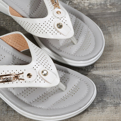 Amanda Clip Toe Sandalen | Moderne Sommer-Strand-Flip-Flops für den Sommer