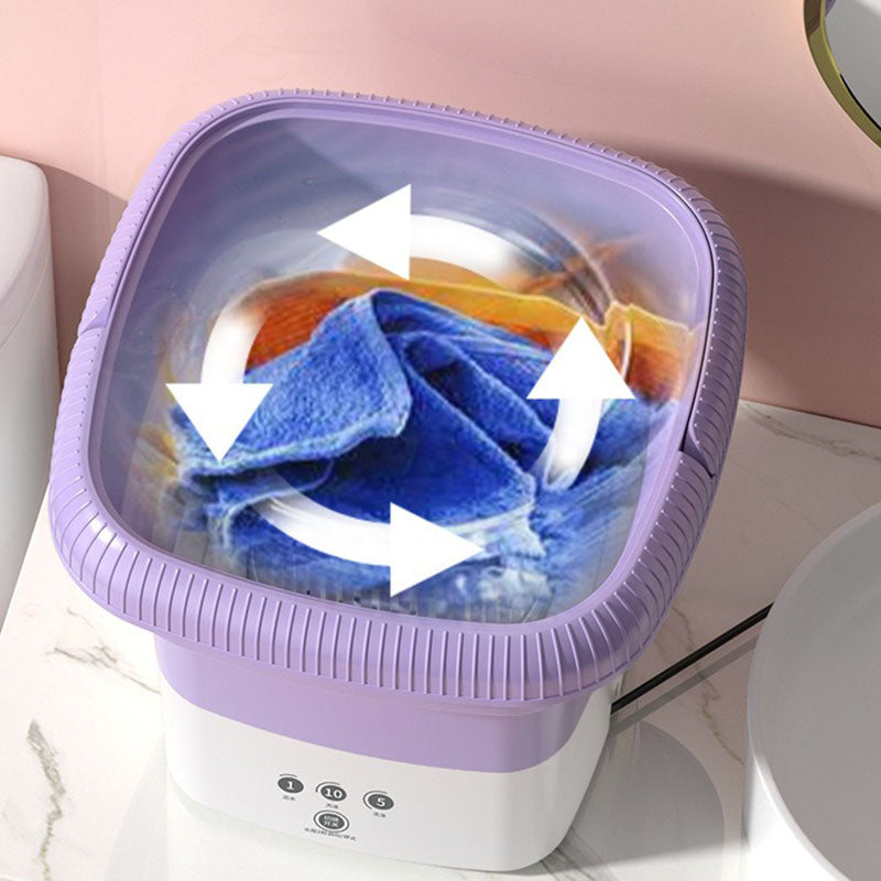 AquaFold Mini Waschmaschine – Kompakte, zusammenklappbare Waschmaschine für einen smarten Lebensstil