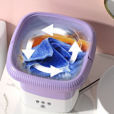 AquaFold Mini Waschmaschine – Kompakte, zusammenklappbare Waschmaschine für einen smarten Lebensstil