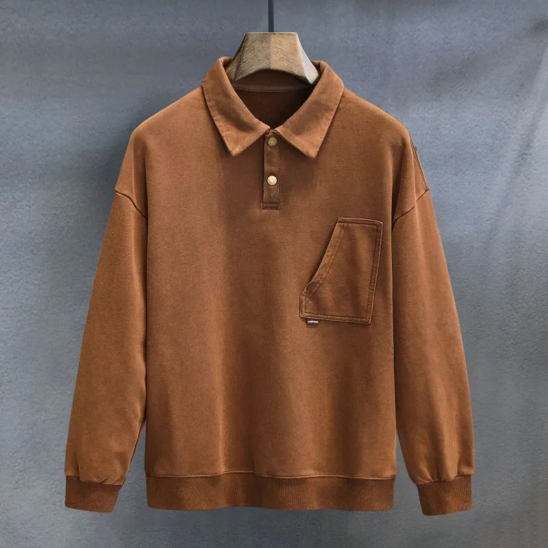 Eleganter Herren Langarm Polo - komfortabel und stilvoll