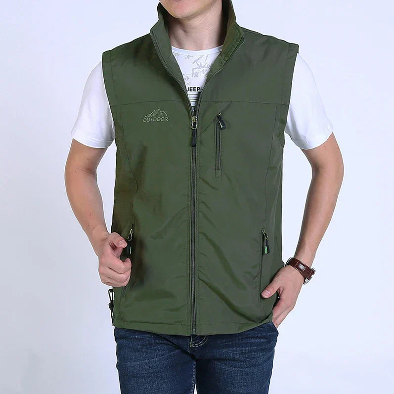 Weste für Herren - Sommer Outdoor Ärmellose Jacke