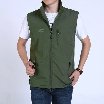 Weste für Herren - Sommer Outdoor Ärmellose Jacke