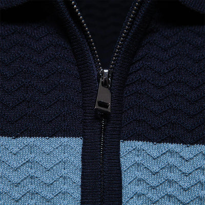 Stylisches Herrenhemd mit Rippenmuster