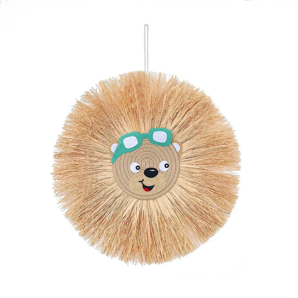 NordicWild Handgewebter Wandteppich – Skandinavisches Tiermotiv