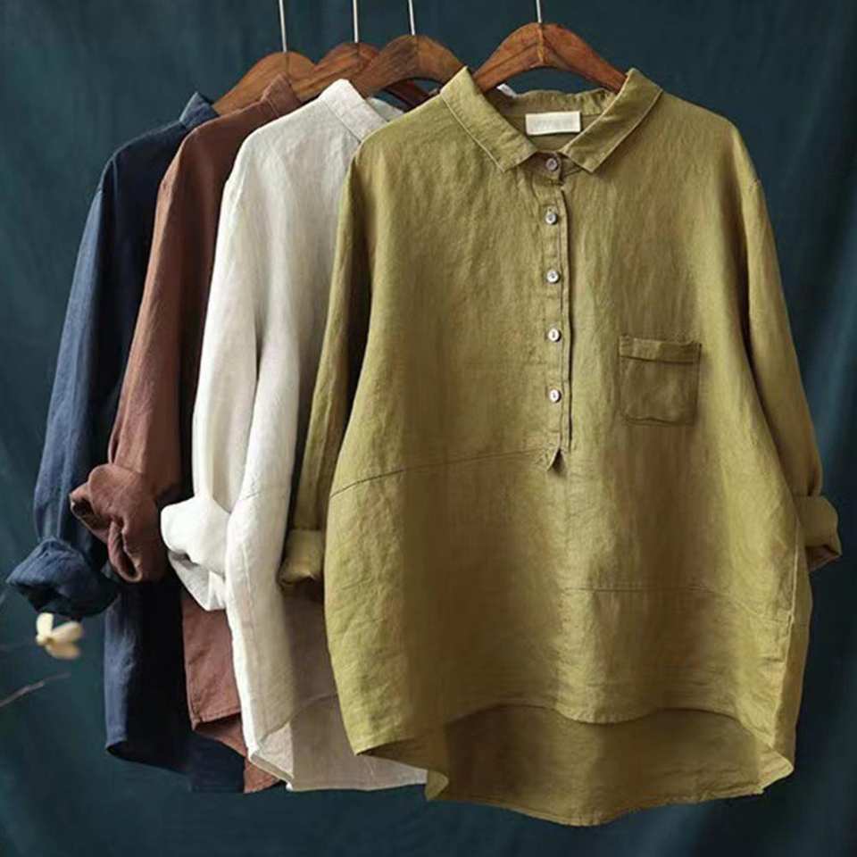 Laura™ | Schicke Bluse mit langen Ärmeln