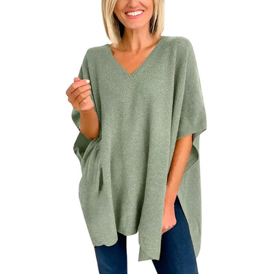 Aurica® | Bluse mit unregelmäßigem Saum und V-Ausschnitt