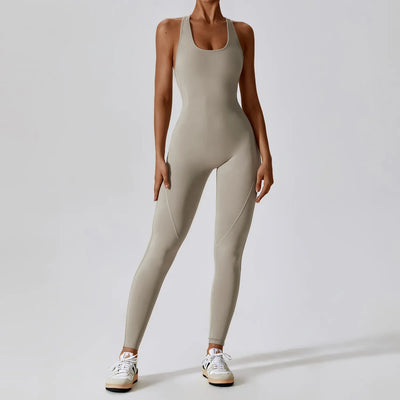 Miranda | Yoga Jumpsuit Mit Offenem Rücken