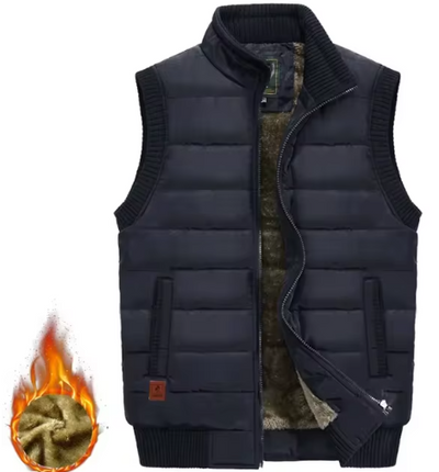 Warme Outdoor Weste mit Futter für Herren