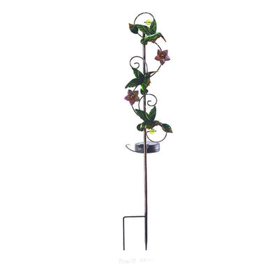 ArtGlow Solarbetriebene Gartenlaterne – Künstlerisches Metalldesign für stimmungsvolle Außenbeleuchtung