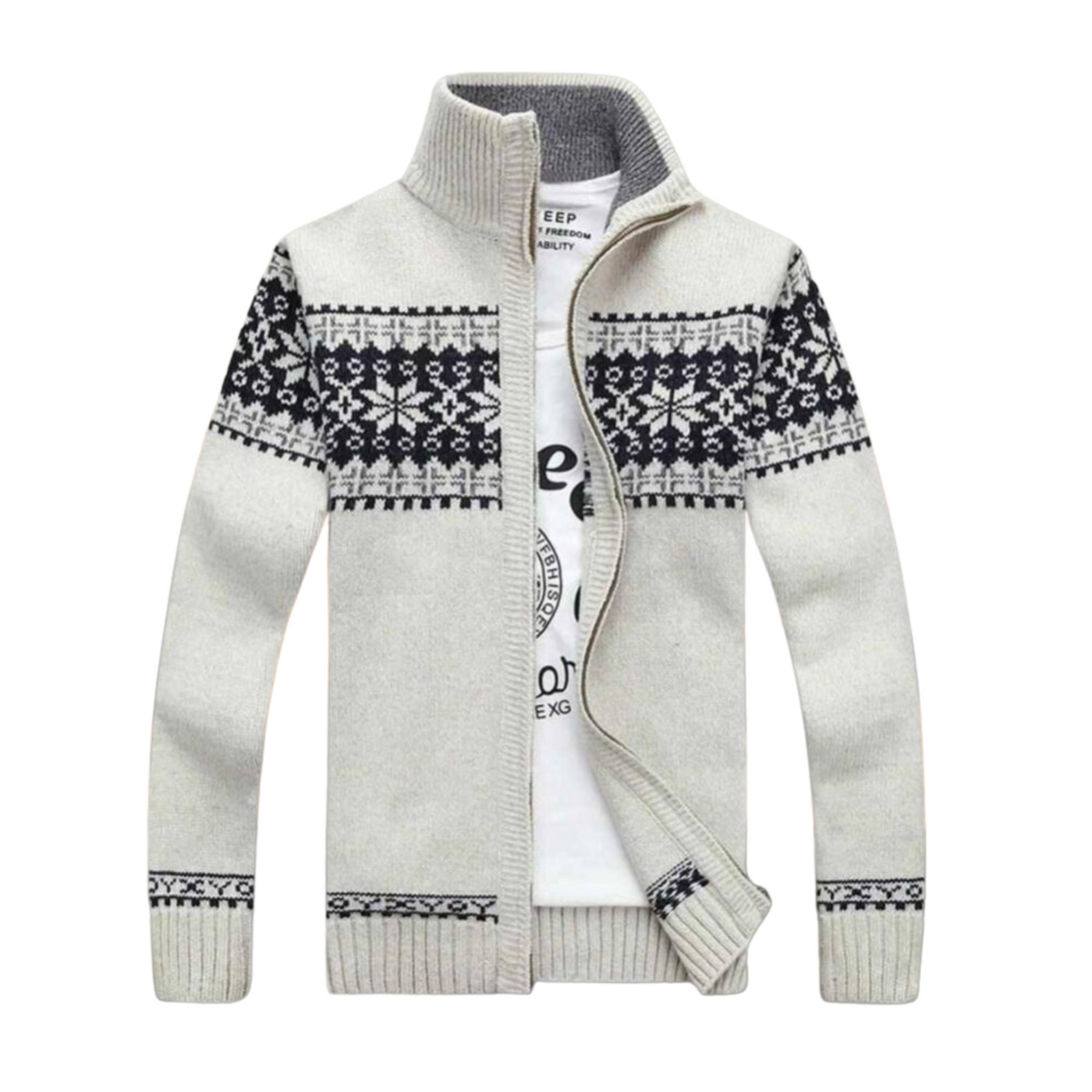 Nordic Snowflake Pullover für Männer
