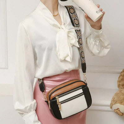 Violett | Finsk PU Leder Schultertasche