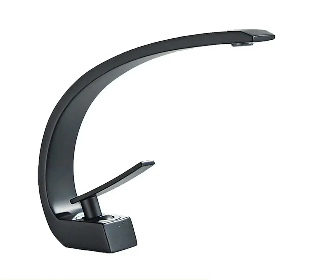 VandGlans Elegante Wandmontierte Badezimmerarmatur mit Einhebelmischer