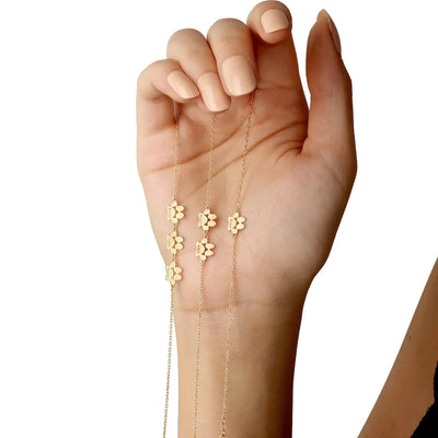 PawPrint Verstellbares Charm-Armband