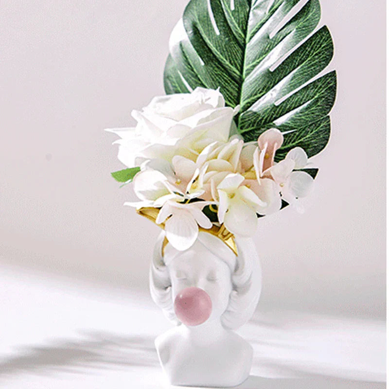 EarthenWhimsy Pop Art Vase – Kompakte Keramikvase