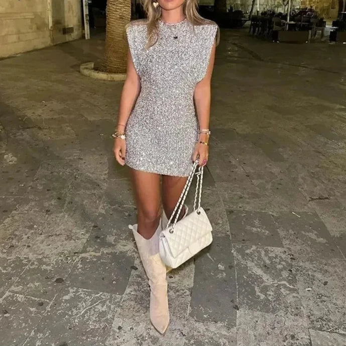 Saige™ | Glitzerndes Glamour-Kleid