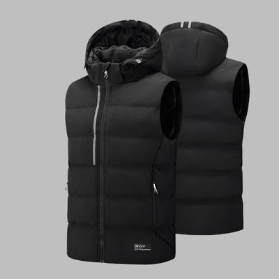 Steppweste für den Herbst - Leichte Übergangsjacke mit Kapuze für Herren