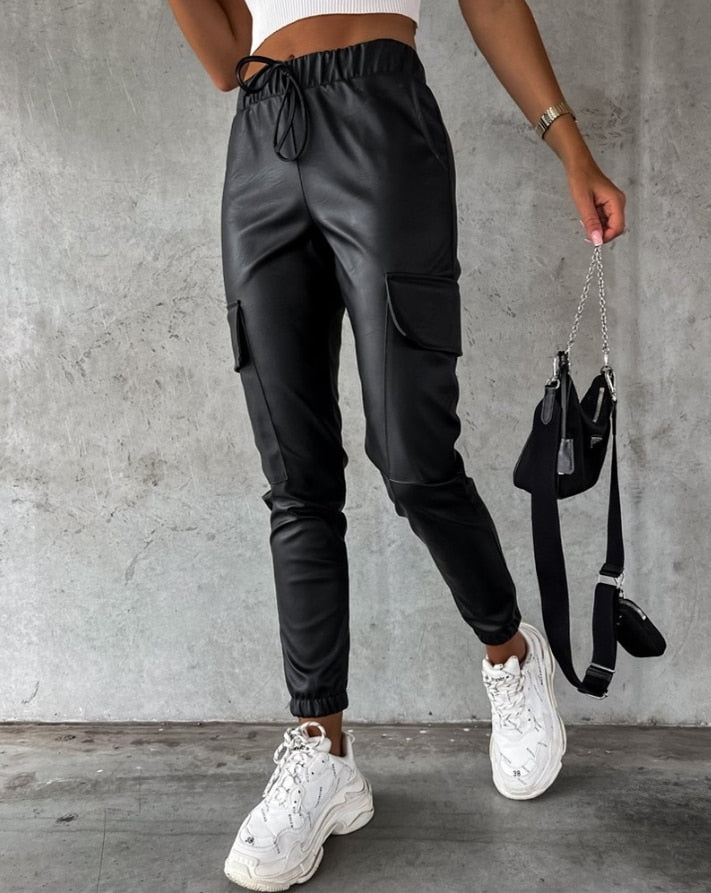 Bari® | Cargohose Cargohose in Lederoptik
