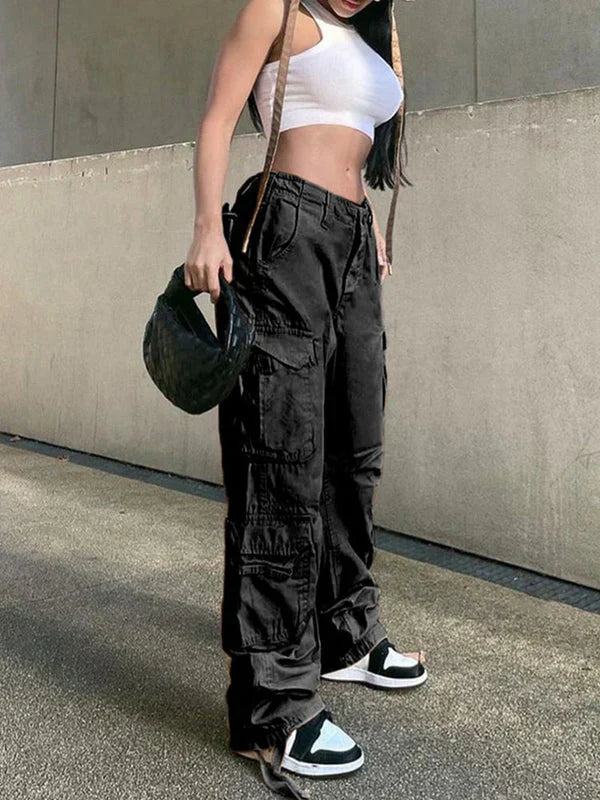 Beileag® | Hoch taillierte Cargo-Jeans für Damen