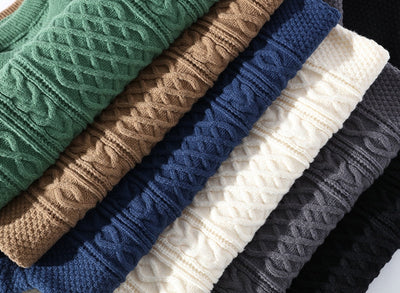 Klassischer Loose Fit-Strickpulloverfür Herren