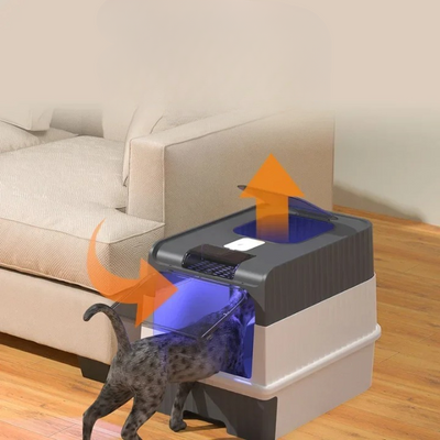 SteriPaw Haven – Selbstreinigendes Katzenklo mit automatischer Sterilisation für Zuhause