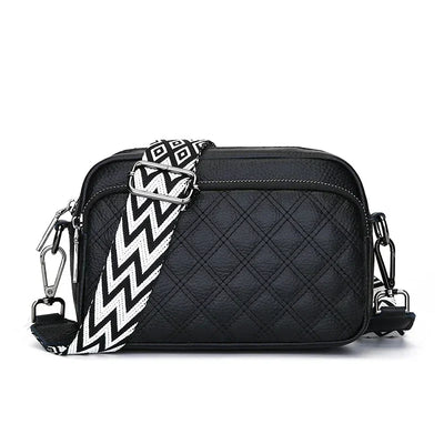 Belle | Raffinierte PU Lederachsen Tasche