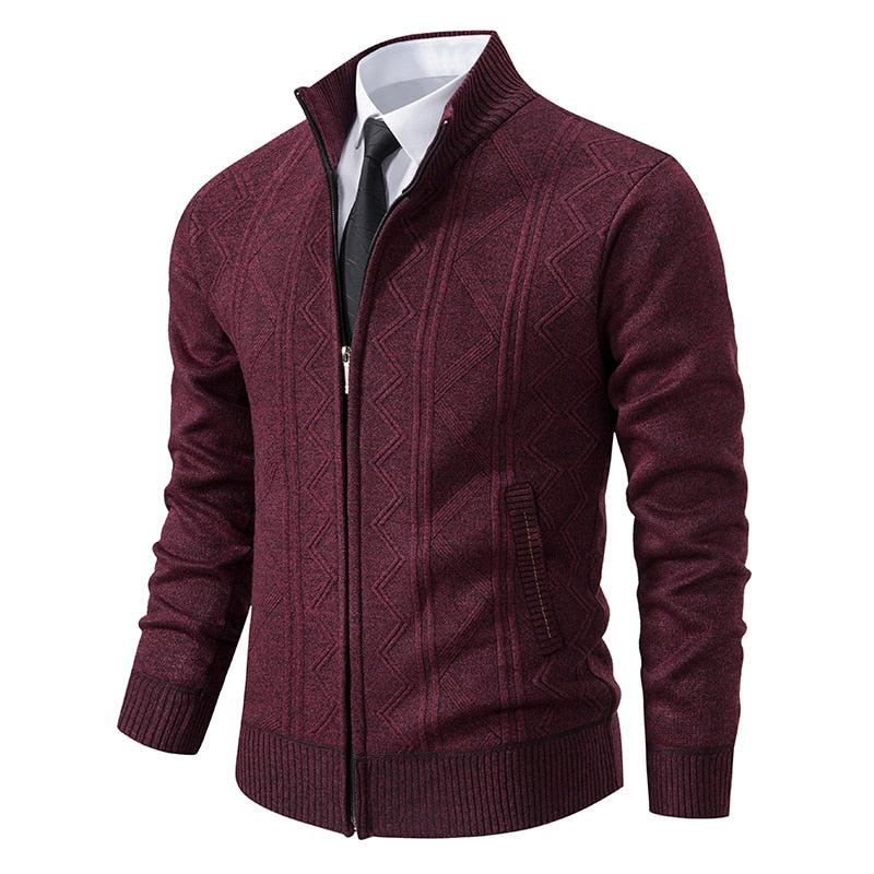 Strickjacke mit Reißverschluss für Herren