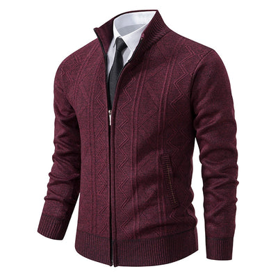Strickjacke mit Reißverschluss für Herren