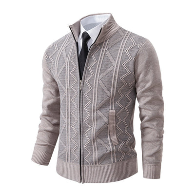 Strickjacke mit Reißverschluss für Herren