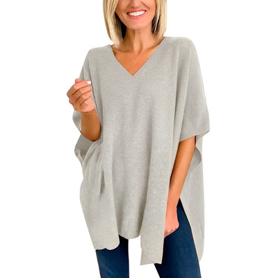 Aurica® | Bluse mit unregelmäßigem Saum und V-Ausschnitt