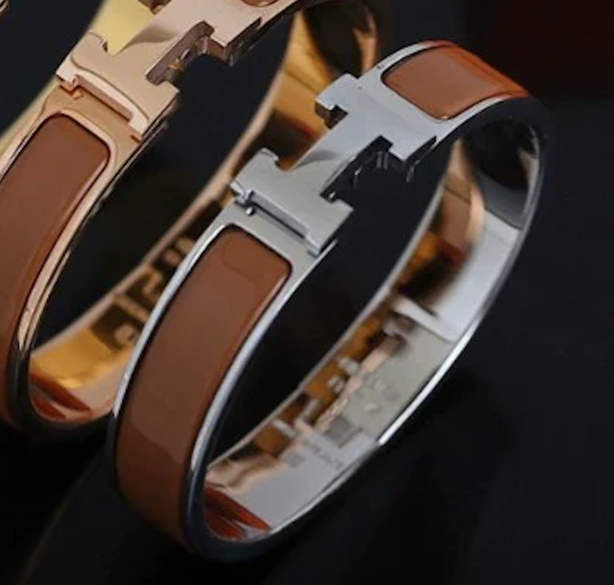 EXCLUSIVE BRAUN | HELENE SILBER ARMBAND