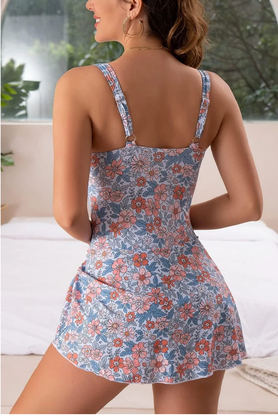 Emma | Einteiliger Badeanzug mit Bauchansatz