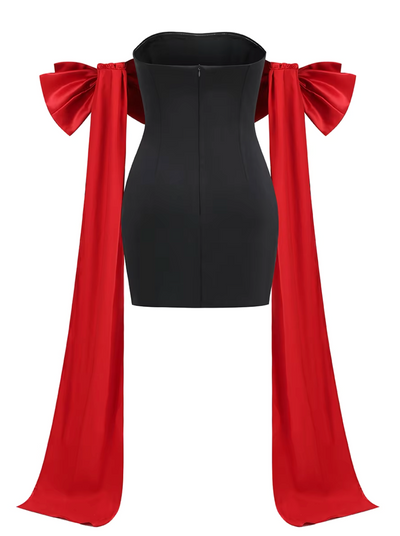 Milena™ | Statement-Kleid mit Schleife