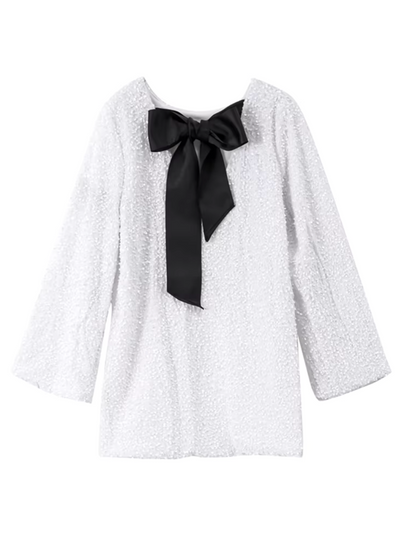 Izzy™ | Pailletten-Schleifenkleid