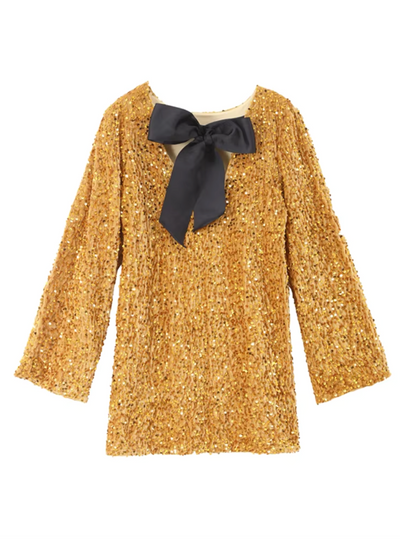 Izzy™ | Pailletten-Schleifenkleid