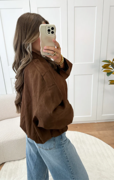 Norvella - HazelBloom Wildlederjacke